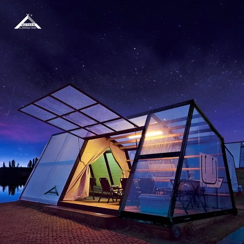 Custom 15 Years Life Eco Hotel Luxury Acrylic Tent Prefabricated House Family Atmosphere Party Cabin Tent - Image 3