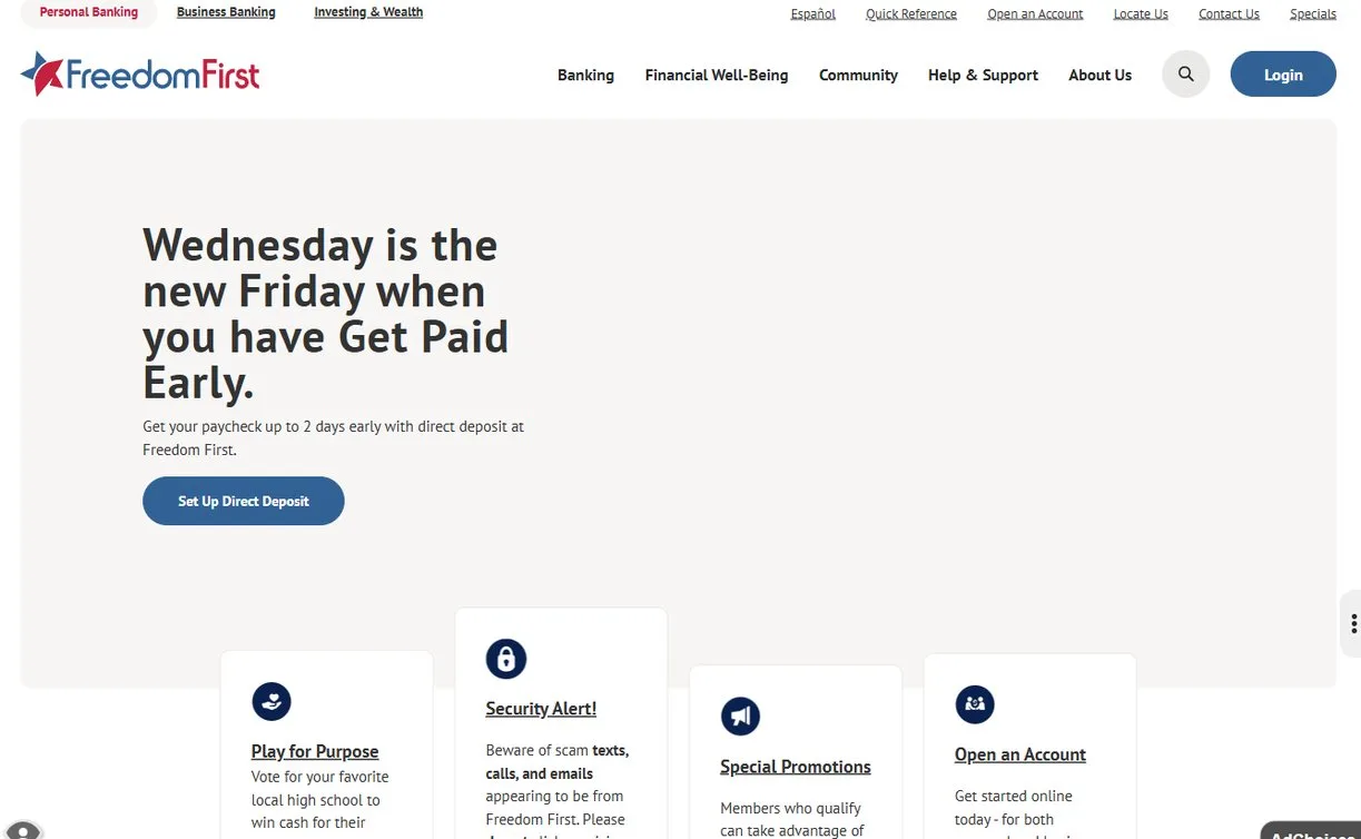 Freedom First Credit Union – freedomfirst.com